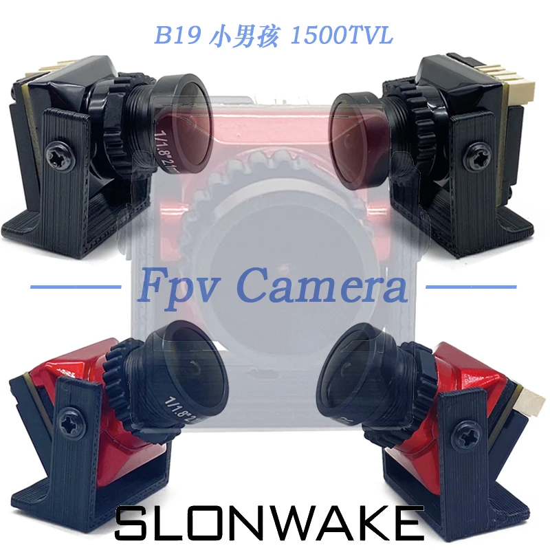 SLONWAKE 5.8G analog CVBS image transmission camera CMOS 130° viewing Angle 1500TVL wide voltage 5-40V For RC FPV Racing Drone