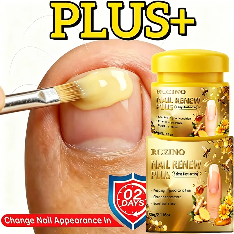 1Pcs/2Pcs/3Pcs Super Powerful Bee Venom Nail Cream, Provides 24-Hour Continuous Care for Thickening, Discolored, and Damaged Nails, Strengthens Fragile and Brittle Nails, Repairs Hangnails, Dryness, and Peeling Damage, and Enhances the Shine of the Nail Surface.