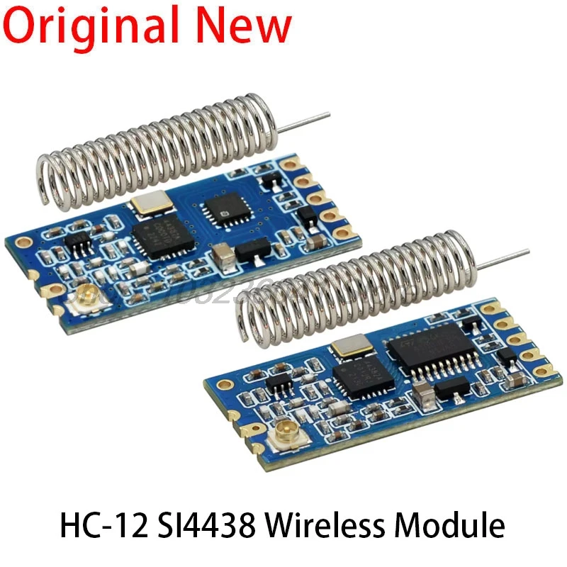 HC-12 Microcontrolador inalámbrico serie SI4438, 433 de largo alcance, 1000M con antena para Bluetooth