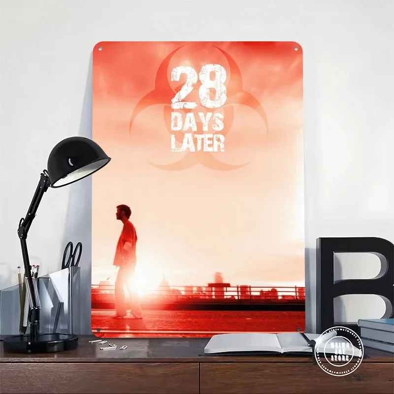 28 Days Later Movie Metal Poster Perfect Gift for Fans Lovers Customized Wall Art Metal Sign for Luxury Decoration Home Room Tin