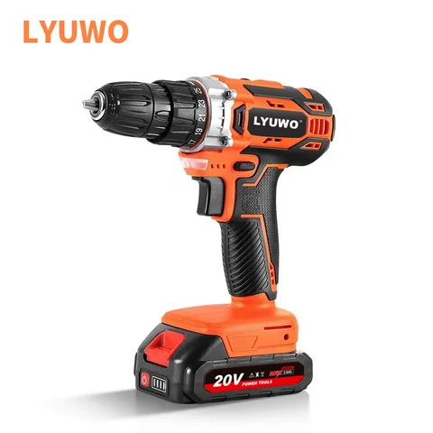 Cordless Drill with 25+1 Clutch Settings