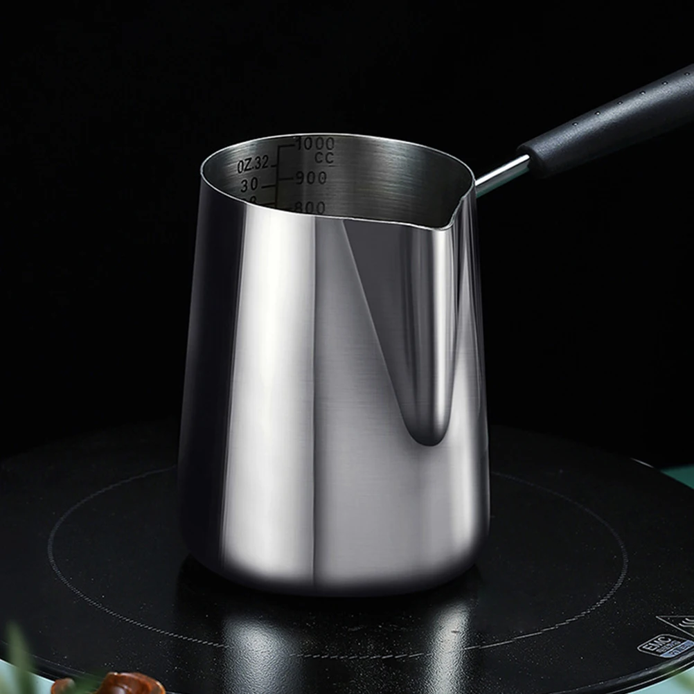 

Mini Home Practical Milk Pot Fryer Multi functional Portable Cooking Tool Stainless Steel Deep Pot Household Kitchenware
