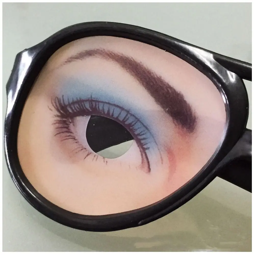 Gift April Fools' Day Novelty Glasses Photo Booth Props Eye Ball Funny Glasses Gag Performance Props Prank Toy Party