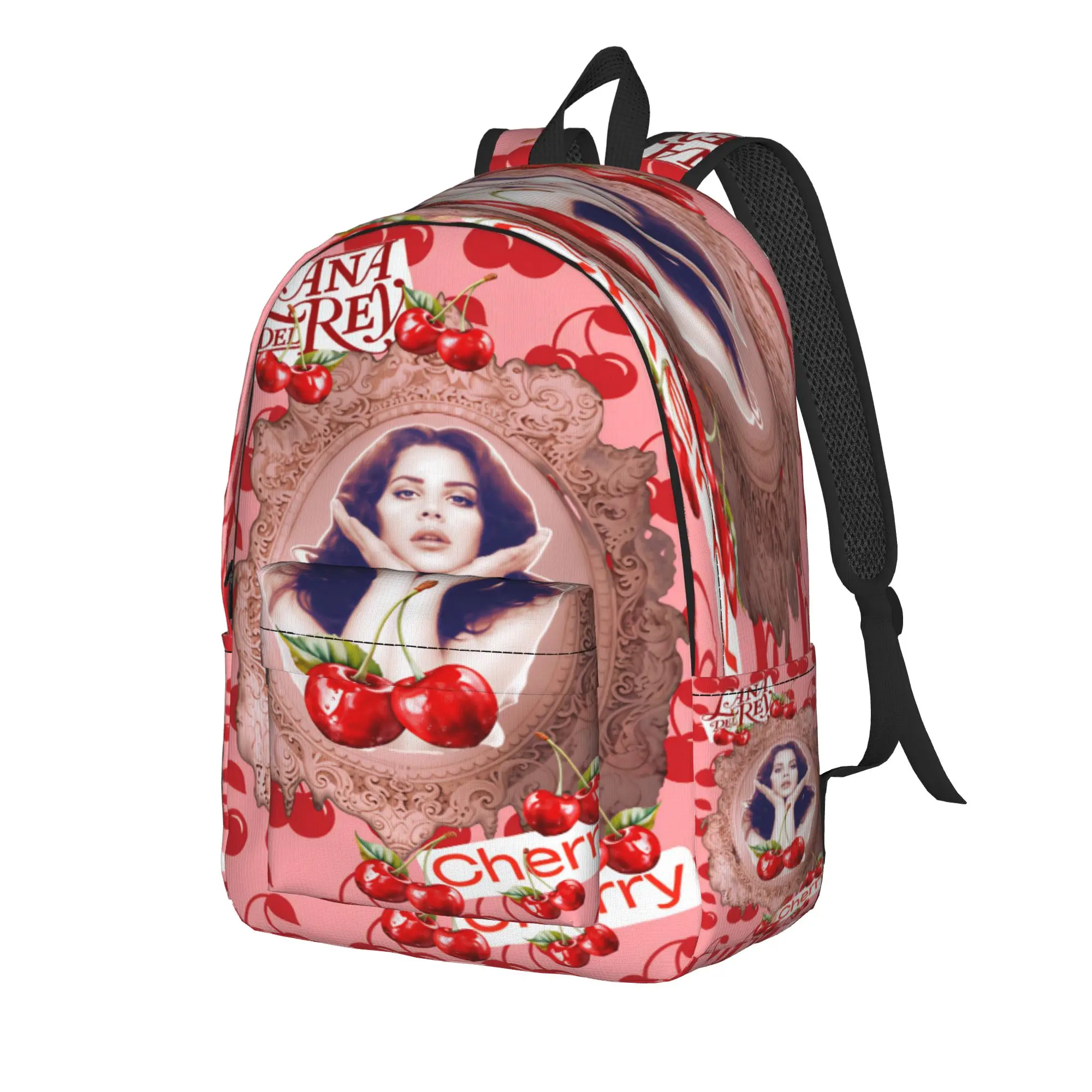 Lana Del Rey Singer Lizzy Grant  Backpack  Student Polyester Daily Backpacks Print Cute School Bags Rucksack