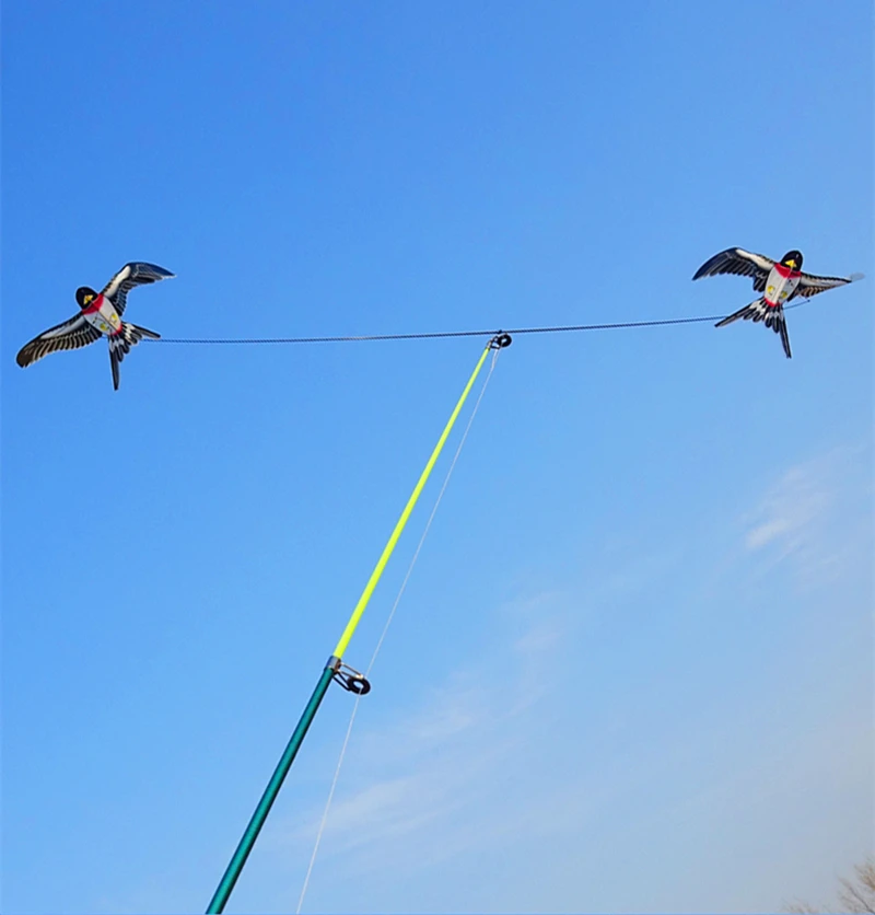 Gratis Verzending Paal Zwaluw Kite Mini Kites Vliegen Voor Volwassenen Vlieger Lijn Hengel Dynamische Vleugels 3d Kite Pocket Kite Kite Voor Kinderen