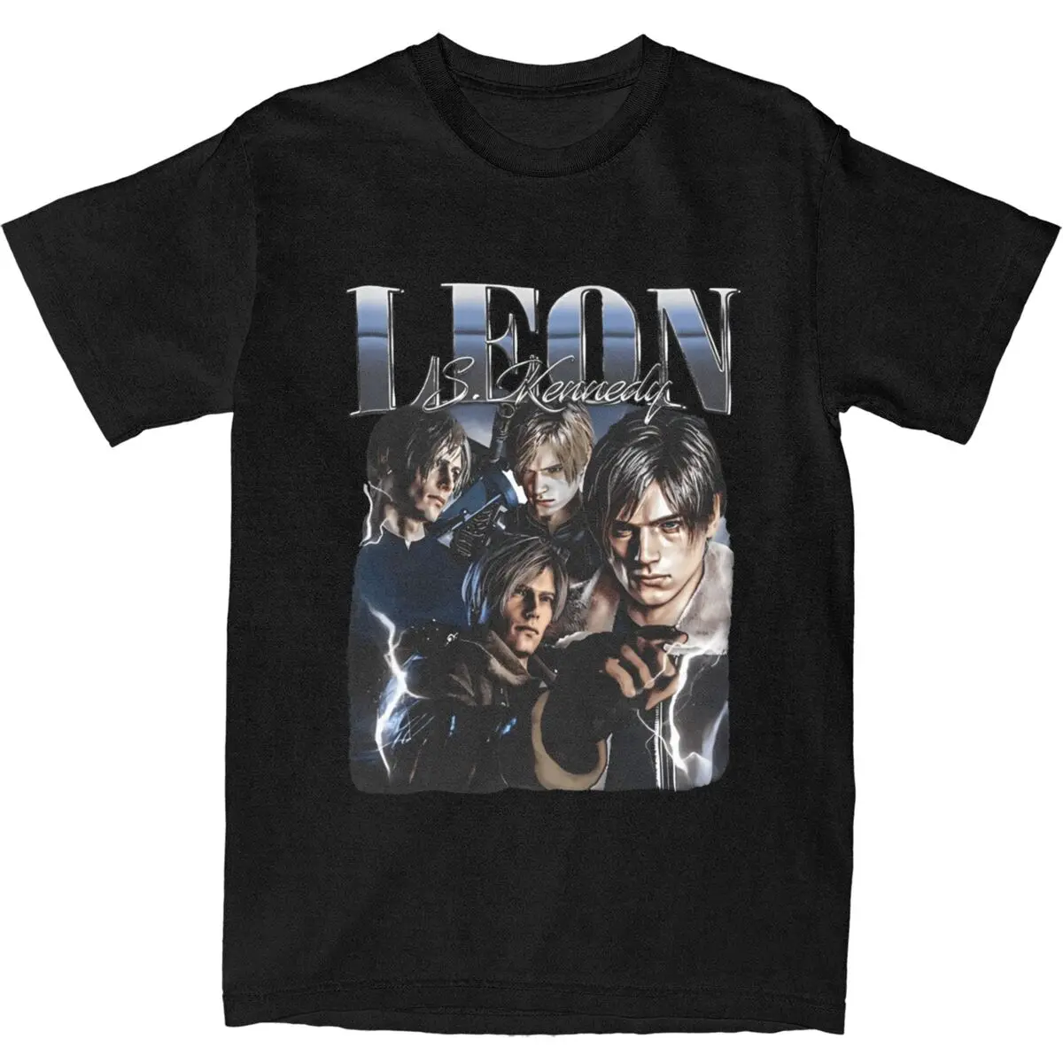 Couple T-Shirt Leon Kennedy T Shirts Trending MEME Beach Tee Shirt Y2K Casual Pattern Cotton Tops Birthday Present