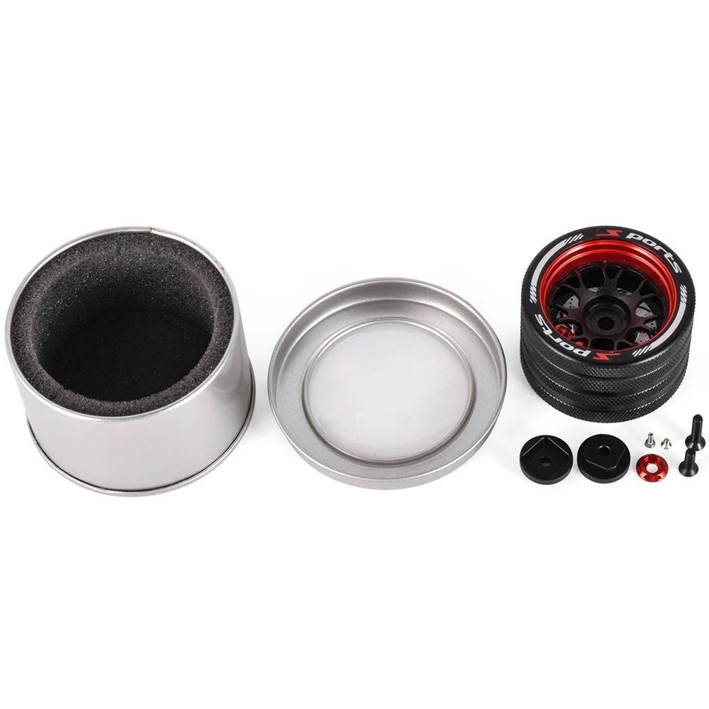 9IMOD Remote Control Metal Handwheel Aluminum RC Hand Wheel For FLYSKY/FUTABA/SANWA/WFLY Series Steering Wheel