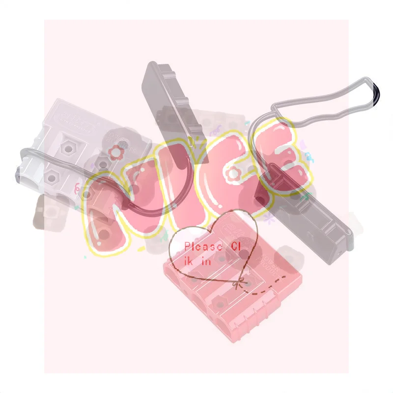 50A 3 Pole Battery Quick Connector IP65 Dustproof Cover High Current Plug For Electric Vehicle Forklift Lithium Battery Wiring
