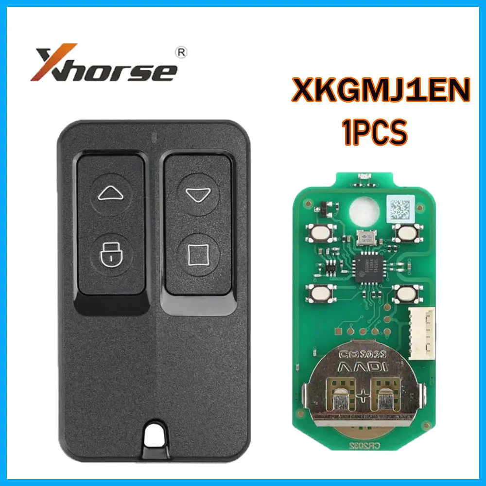 1szt XHORSE XKGMJ1EN 4 przyciski Uniwersalny pilot garażowy do mini kluczy, VVDI2, kluczowe narzędzie Max, VVDI KEY TOOL PLUS PAD