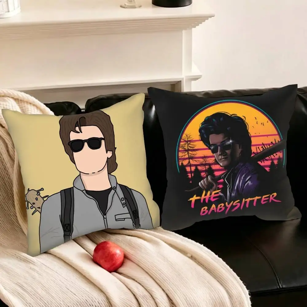 

COOL S-Steve H-Harrington-S Pillowcase for Sofa Room Office Decor Printing Protector Cushion Cover Valentine gift Custom