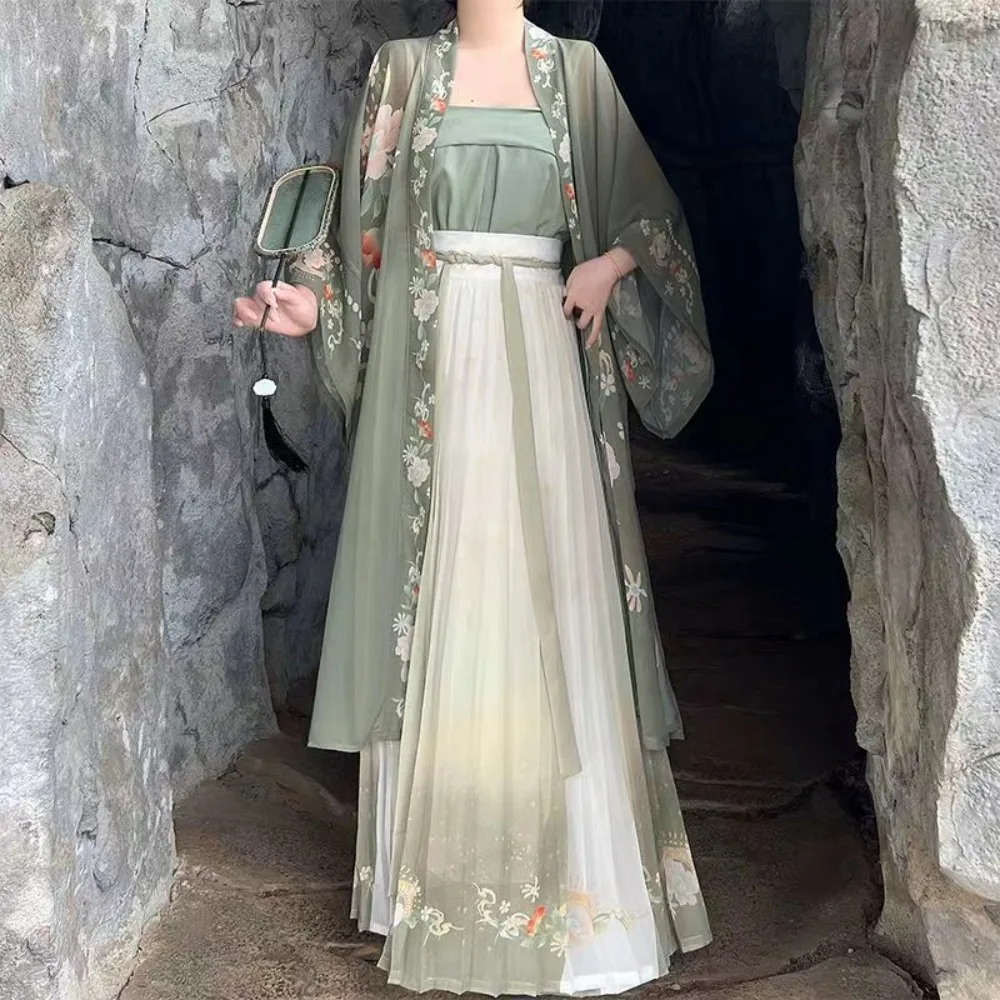 Chinese Traditional Hanfu Dress Female Song Dynasty Ancient Costumes Elegant Oriental Chinese Clothes Cosplay Hanfu Women Modern