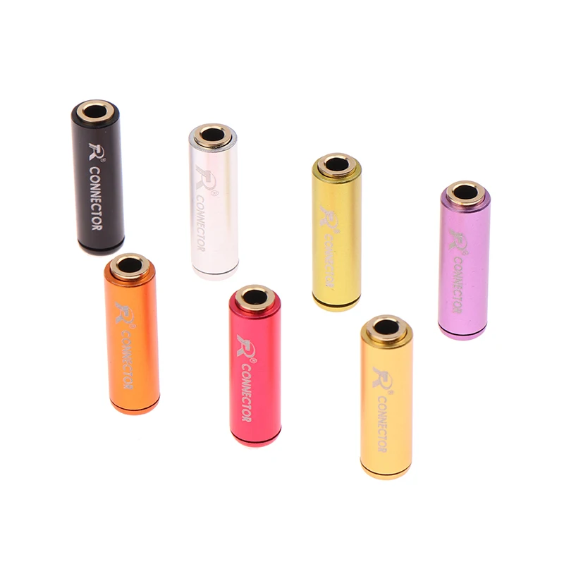 1Pc Aluminum Jack 3.5mm Audio Female Jack 3.5mm 3Poles Stereo Socket Gold Plated Audio Soldering DIY Type Connector