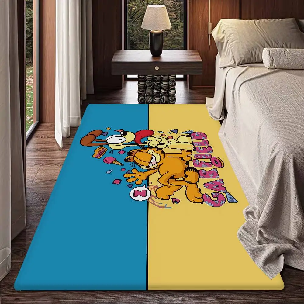 Anime G-Garfield Cute Cat Kitchen Mat Room Bedroom Decoration Balcony Anti-Slip Doormat Living Room Alfombra
