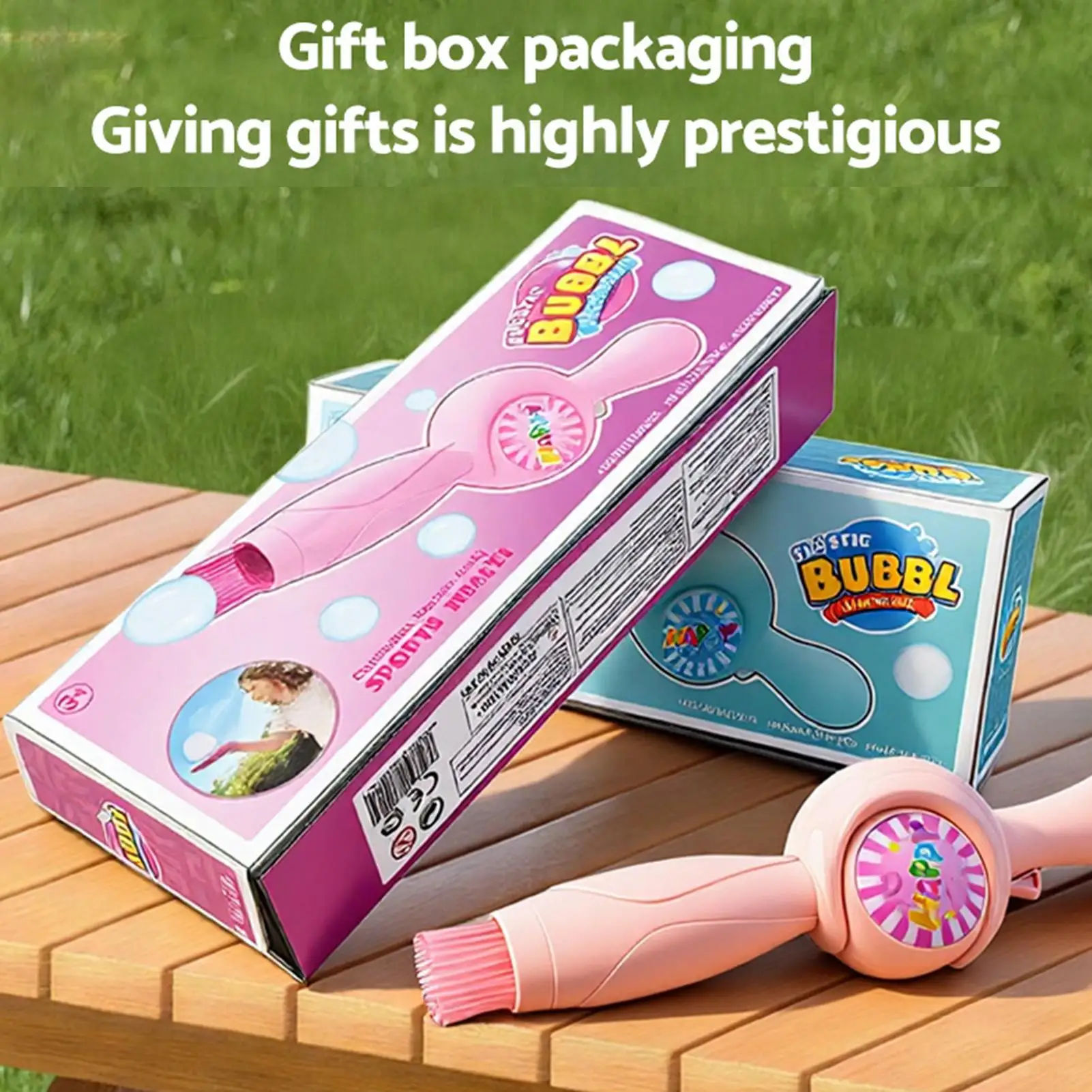 Bacchetta magica per nebbia a bolle Giocattolo elastico ricaricabile con luci colorate Bacchetta magica per feste di compleanno per bambini dai 3 anni in su