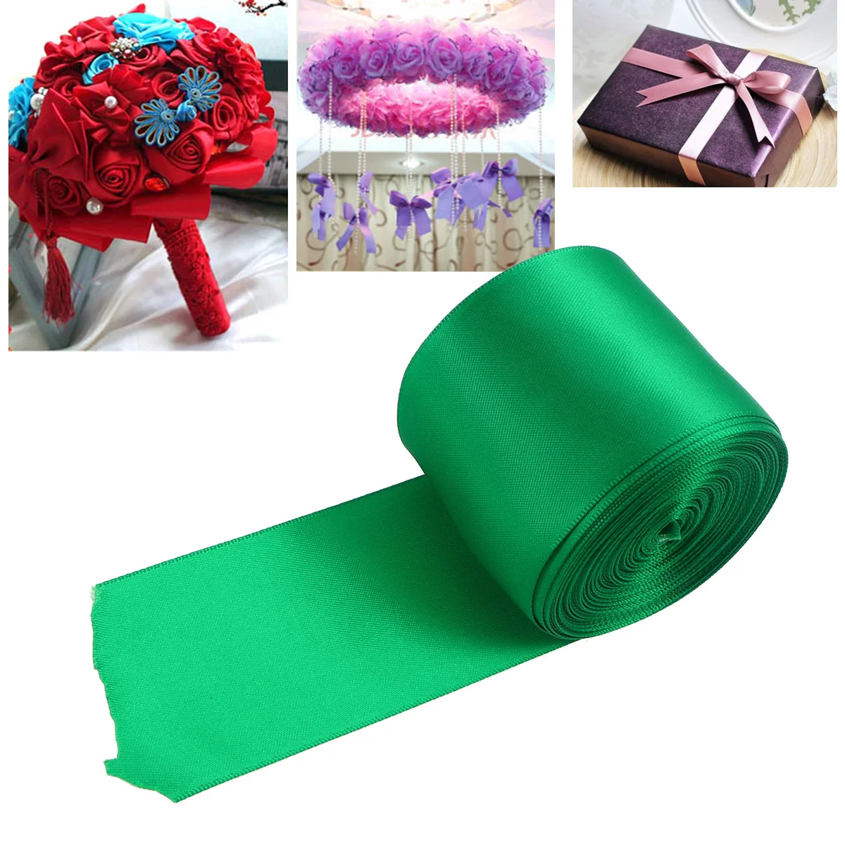 

DIY Ribbon Fabric for Wreath Making Baby Shower Ribbons Crafts Crafting Decorative Hair Accessories Ornament Floral