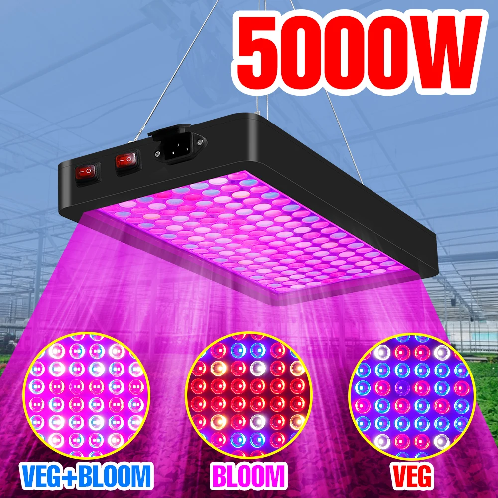 

Grow Light LED Plant Lamp 220V Phytolamp Indoor Lighting Phyto LED Hydroponics 110V Waterproof Greenhouse Flower Seeds Tent Bulb