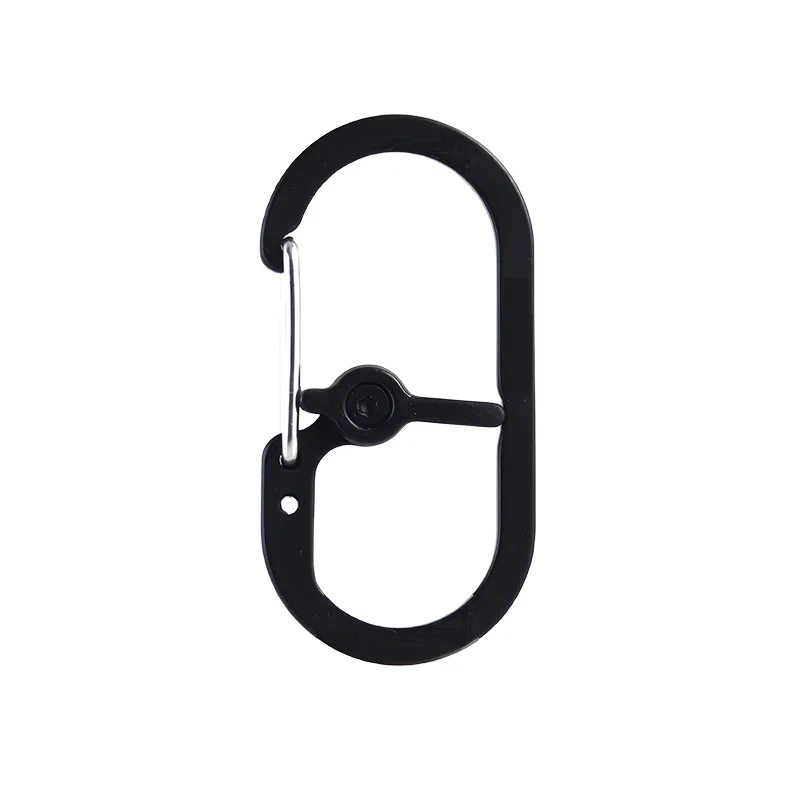 Outdoor Multi-function Small Carabiner With Lock Camping Survival Hiking Mountaineering Backpack Aluminum Alloy Buckle For Key