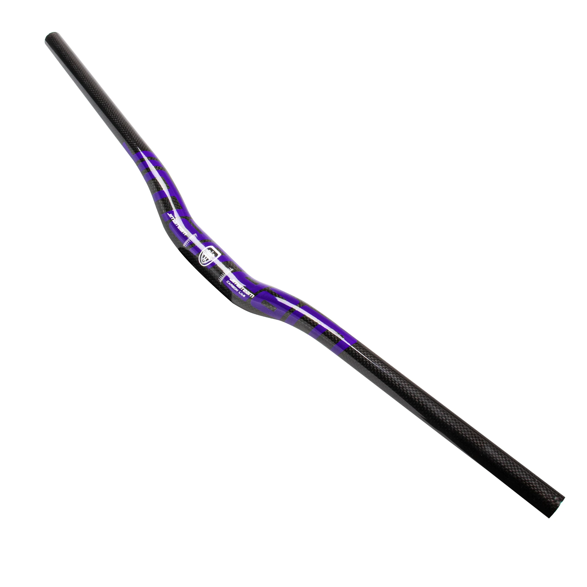 

Purple - JIMITEAM Mountain Bike Straight Handle MTB Handle Carbon Fiber Straight Handle Swallow Handle