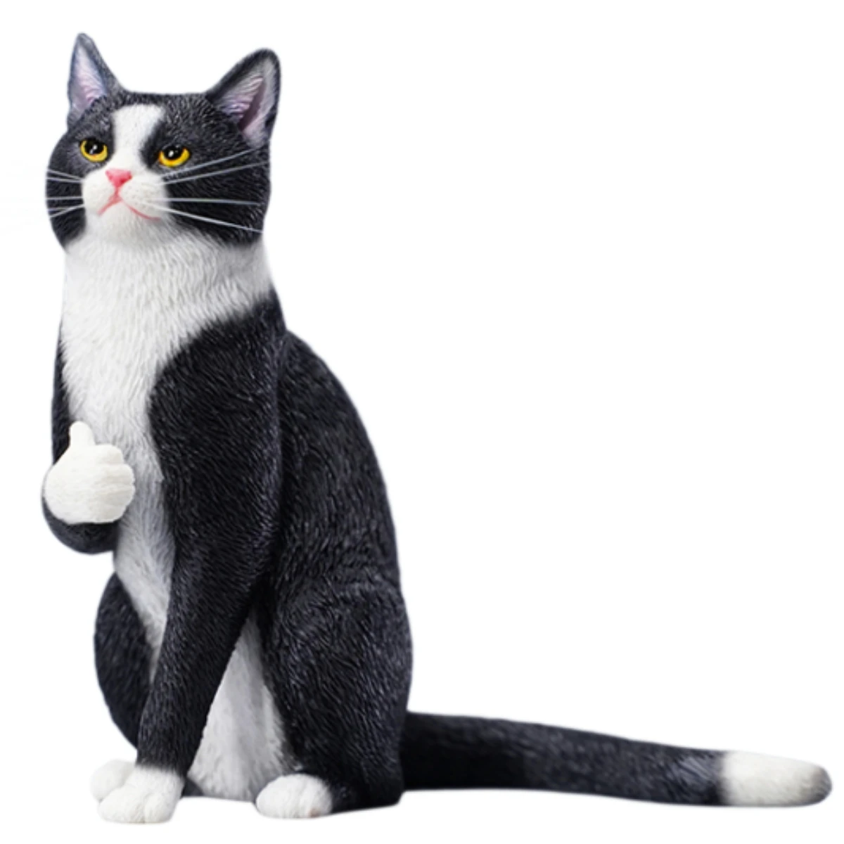 

HiPlay JXK Cat Thumb Up Cat Expertly Hand-Painted Lifelike Safe Resin 1:6 Animal Figurine
