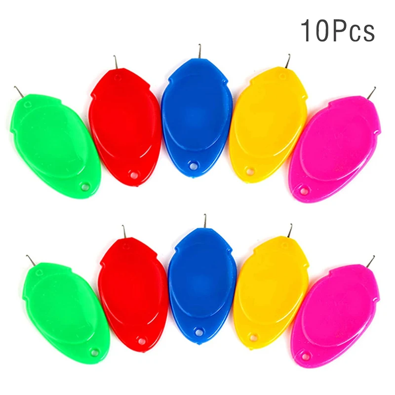 5/10pcs Needle Threader Stitch Insertion Tool Sewing Machine Plastic Wire Loop
