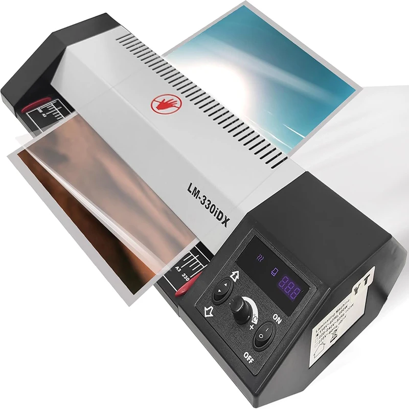 Máquina laminadora A3, máquina laminadora comercial, 110V, alta temperatura, máquina laminadora de 13 pulgadas