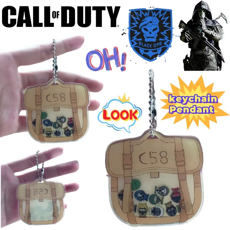 Nowe gadżety z gry Call of Duty Simon Riley, kreatywny akrylowy brelok do kluczy, ozdoba do plecaka, wykwintne prezenty