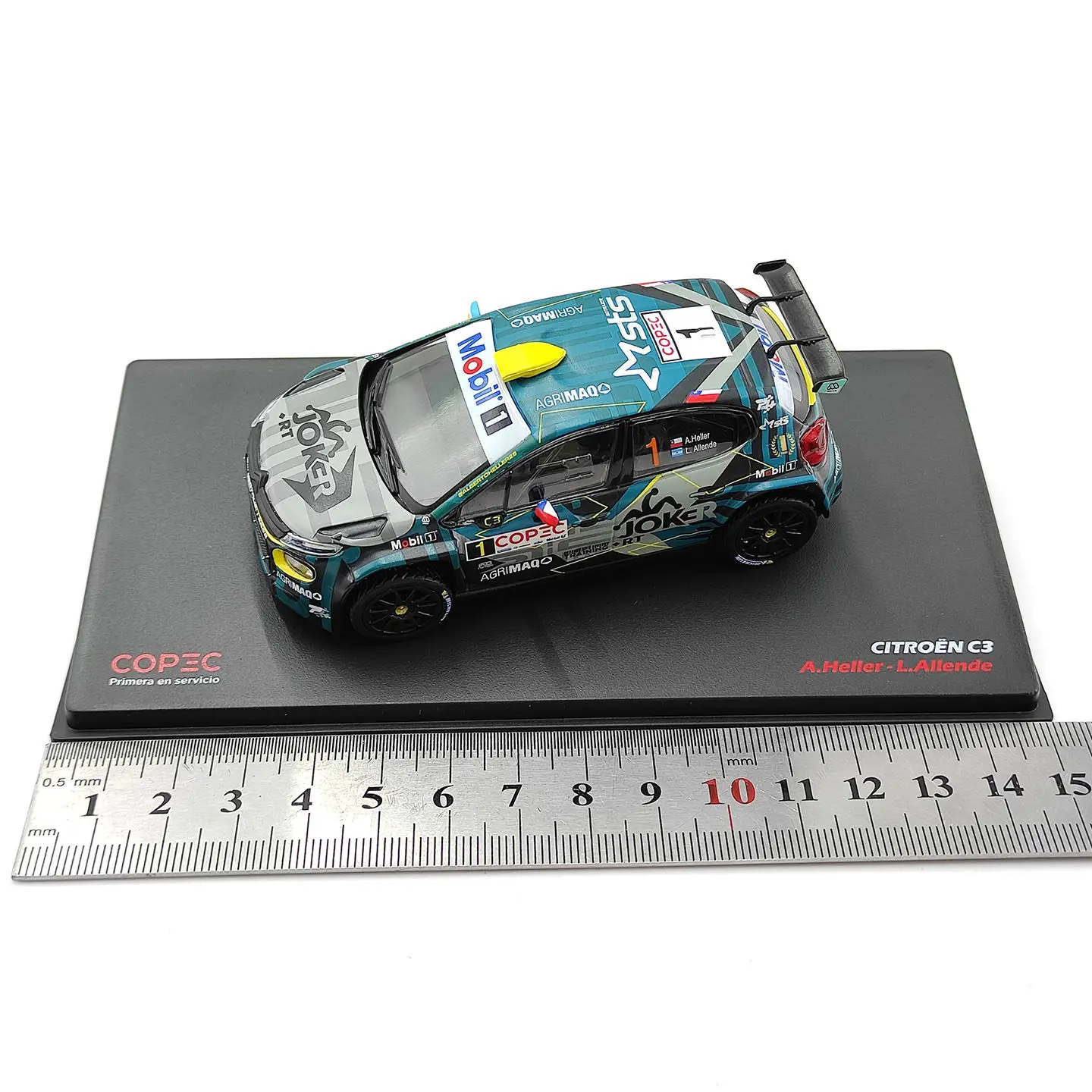 IXO Coche de Carreras de Aleación Fundida a Escala 1:43 C3 ALBERTO HELLER, Modelo Clásico, Regalo para Adultos, Souvenir, Exhibición Estática