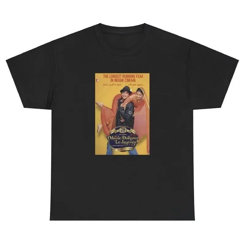 قميص DDLJ بوليوود كاجول ديلوالاي دولحانيا شاروخ خان ديسي فيلم مبدع تي شيرت
