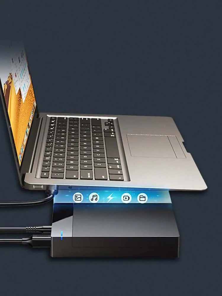 3,5-calowa obudowa dysku twardego SSD zewnętrzna obudowa dysku twardego SATA SSD HDD UASP USB 3.0 do SATA III 10TB Obudowa dysku twardego SSD do PC Lapop — zdjęcie 2