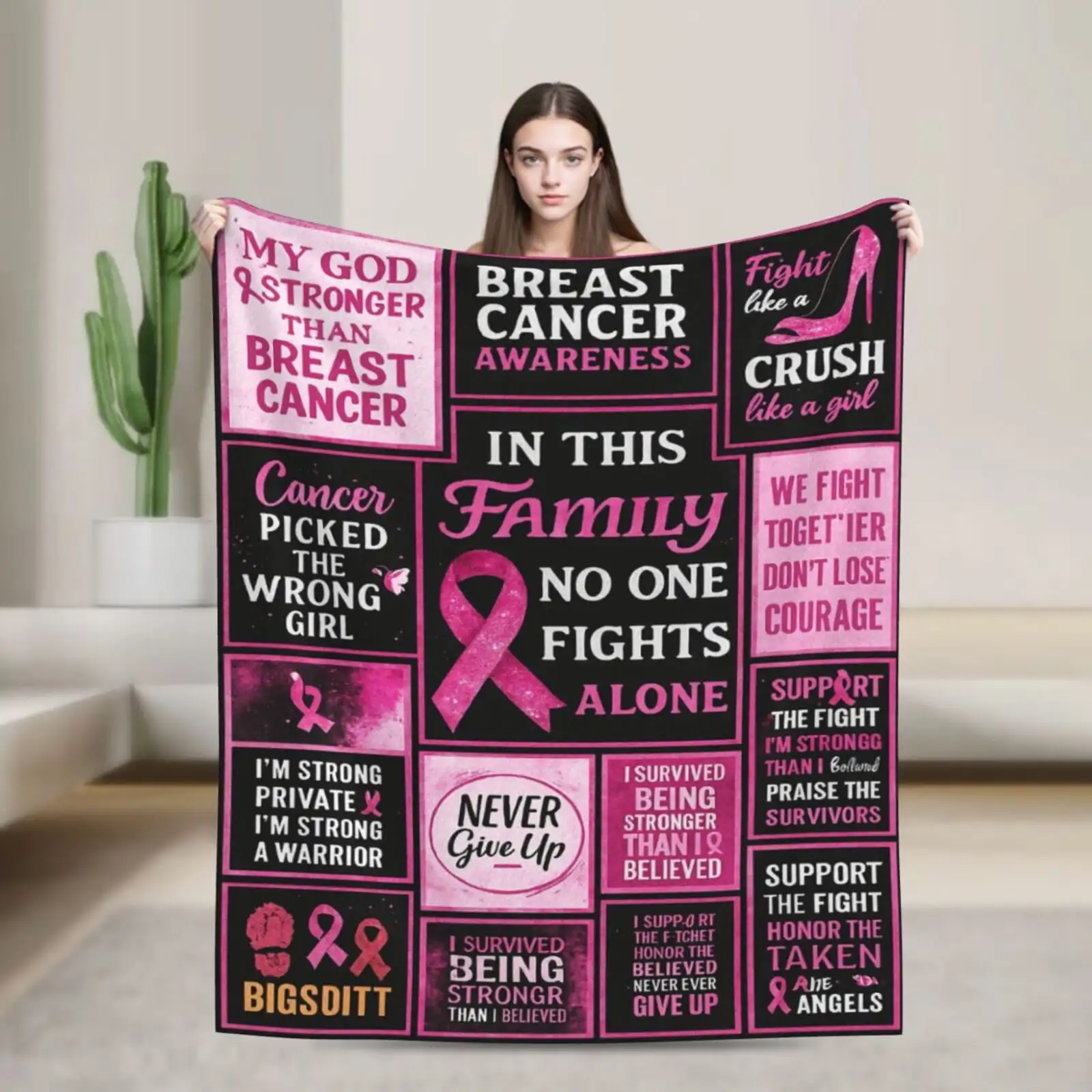 Breast Cancer Gifts for Women Survivor Pin Ribbon for Woman