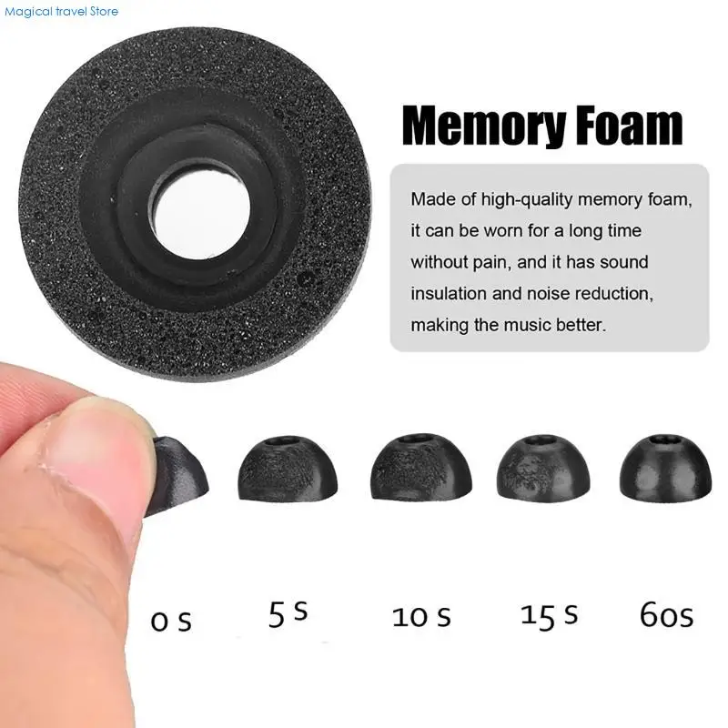 N2UB Memory Foam Sleeve Earbuds Ear Buds Tips Isolate Noise Plug For for Galaxy Buds Earphone Repair Part