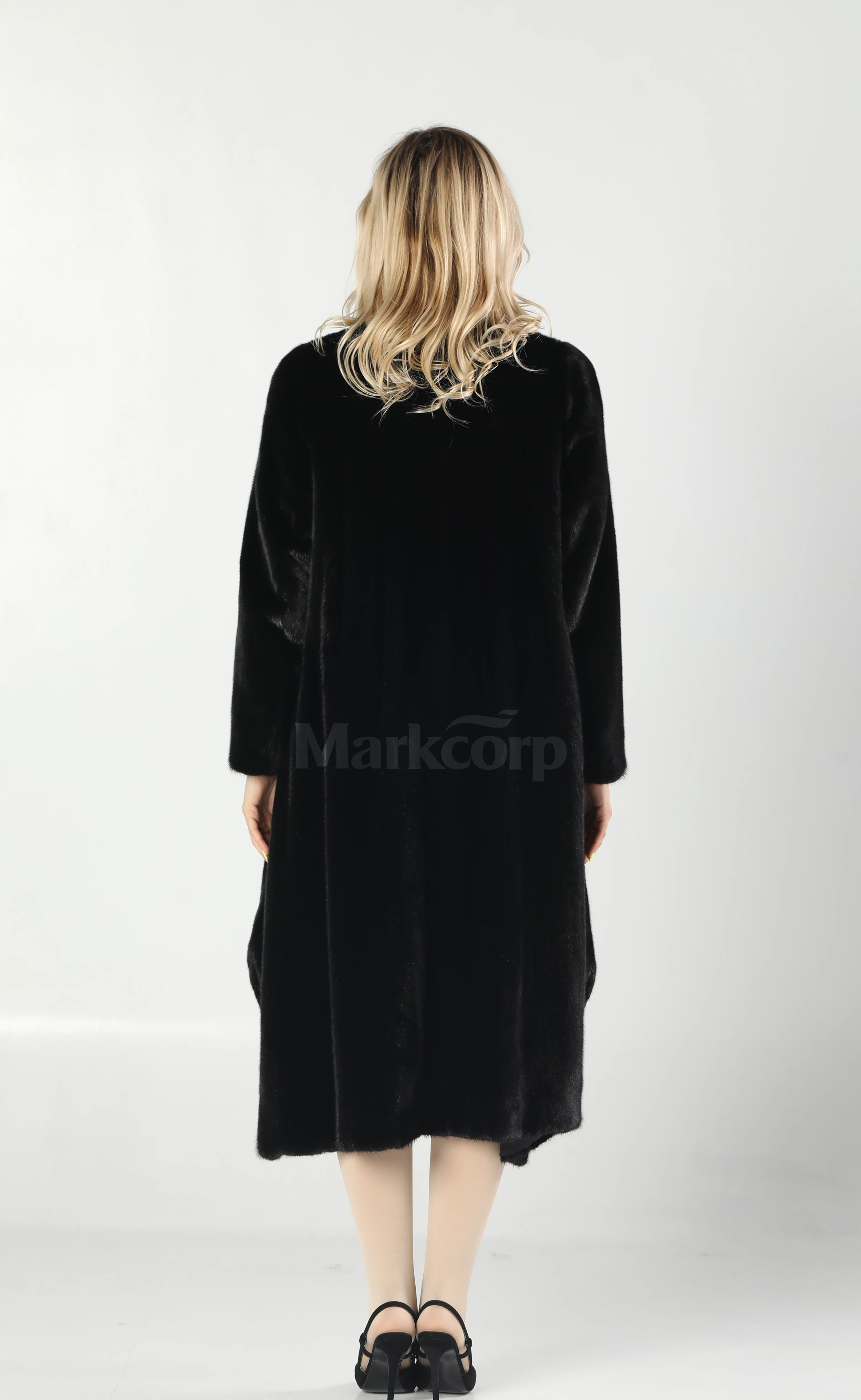 【Markcorp】معطف فرو المنك خمر عصري