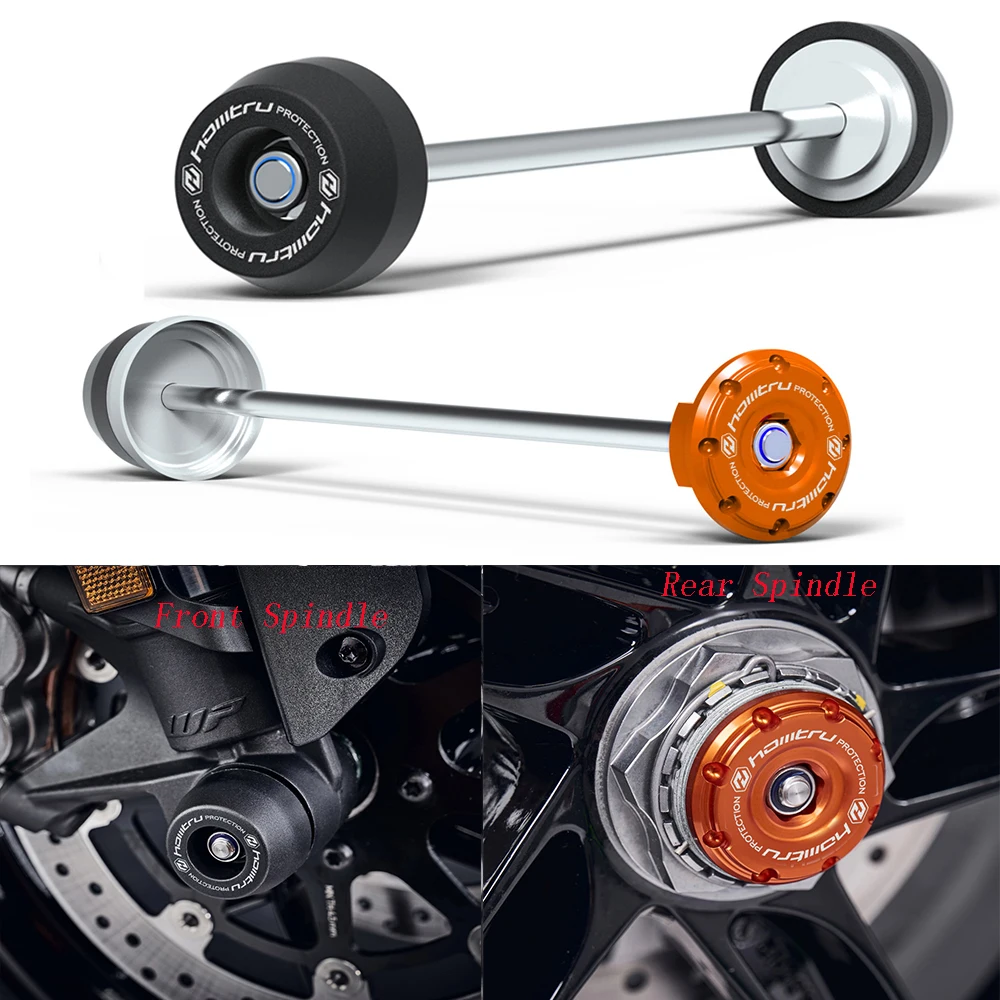 For KTM 1290 Super Duke R RR GT 2013-2022 2023 2024 Motorcycle Accessories Front Rear Axle Sliders Wheel Protection