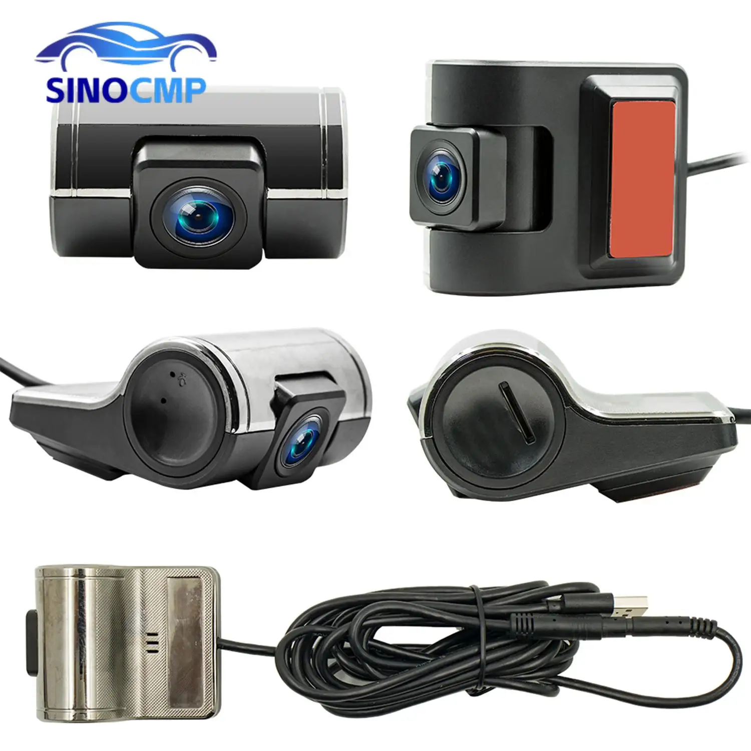 

1Set 1080p ADAS Car DVRs USB Dash Cam For Android Car Multimedia Player Built-in 3D Noise Reduction Microphone