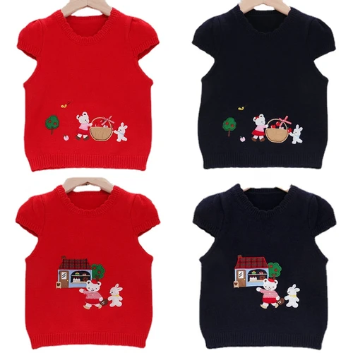 어린이 니트 스웨터 조끼 소년 만화 스웨터, 소년 니트웨어, 아기 소녀 의류 조끼, 어린이 의류, 소녀 니트웨어, Roupa 