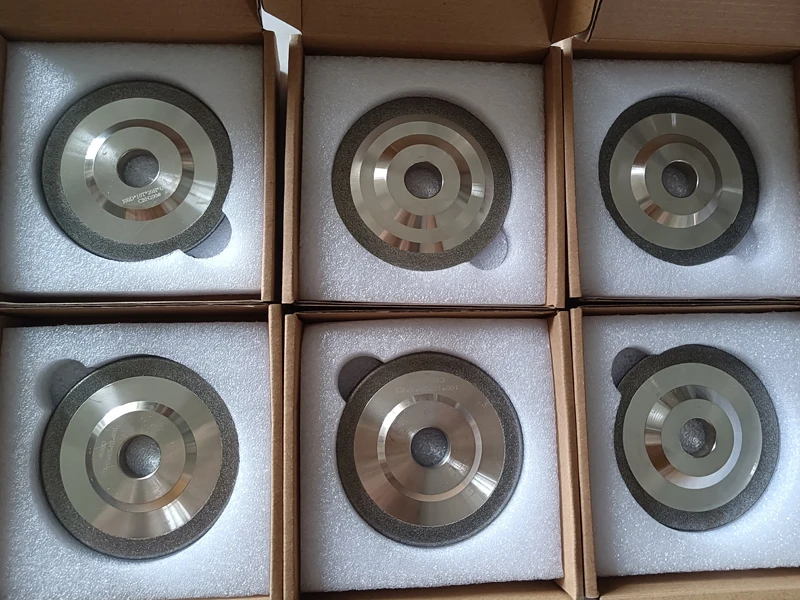 SDC ダイヤモンド砥石 ARC 半円形 直径100mm 125mm 150mm 200/400グリット 合金ネジ溝入れ研磨工具