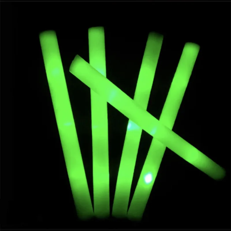 12/15/30/60 Stuks Glow Sticks Bulk Kleurrijke RGB LED Glow Foam Stick Cheer buis Donker Licht voor Kerst Verjaardag Bruiloft Feestartikelen