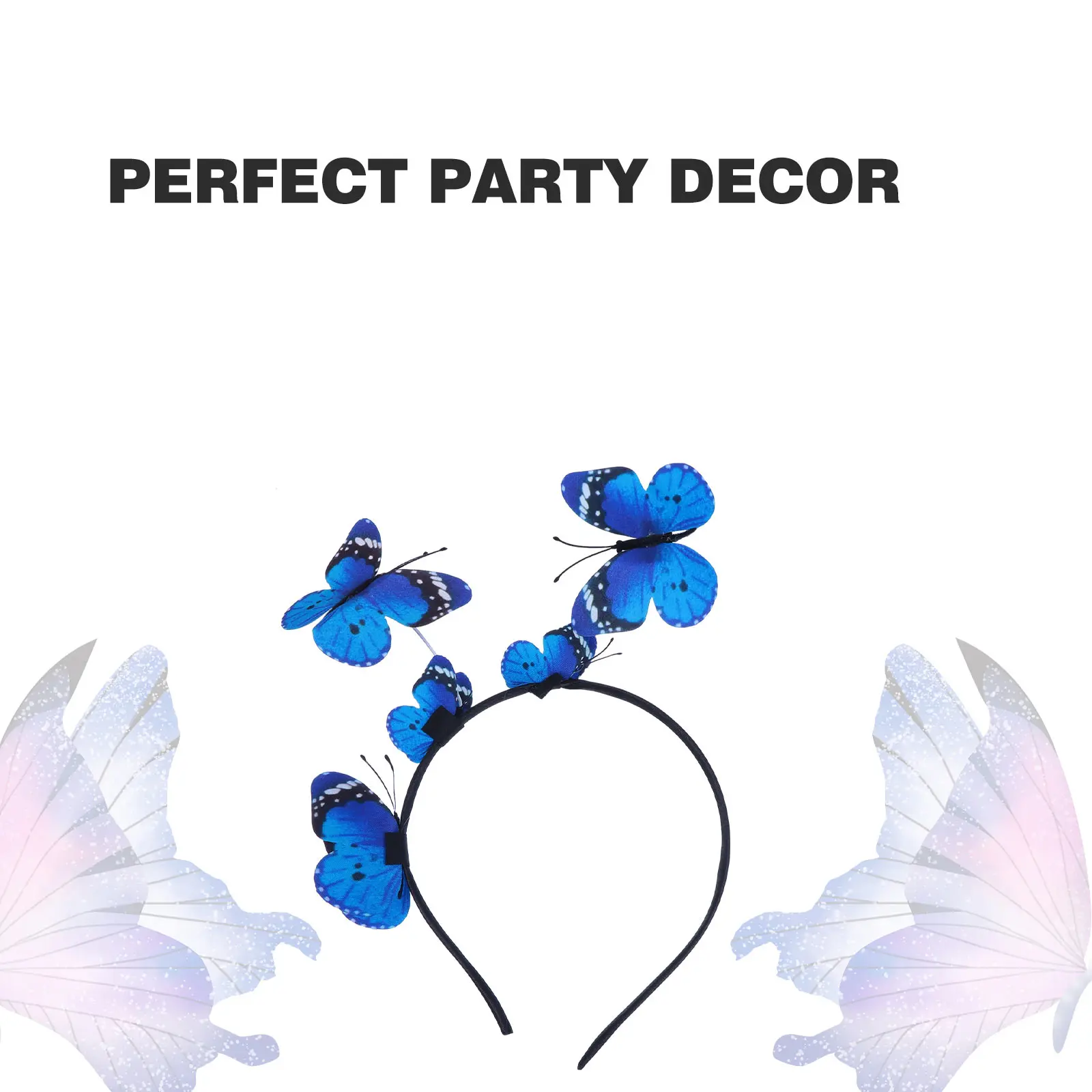 

Butterfly Hair Clips Headbands Lovely 3D Design Creative Party Accessories Girls Hairband Photo Prop Delicate Costume