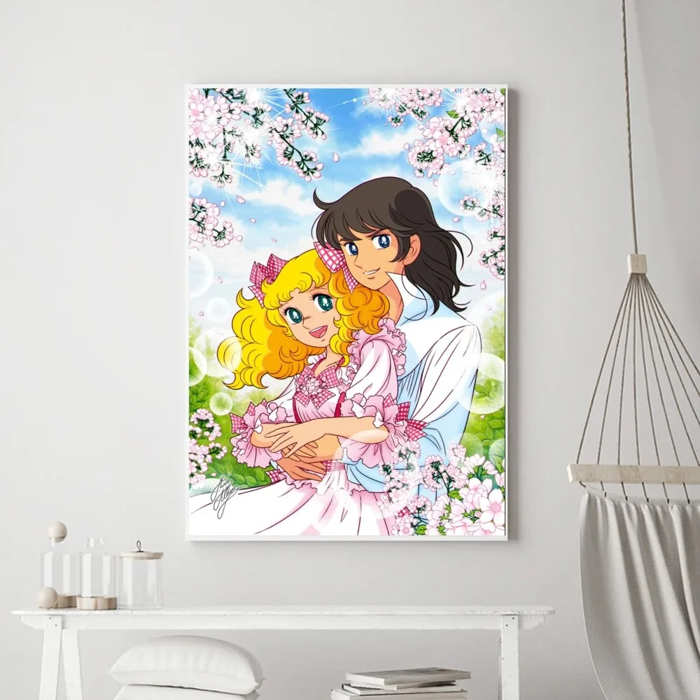 Manga Candy Candy Anime Poster Prints Poster Wall Painting Bedroom Living Room Wall Bar Restaurant Sticker Small