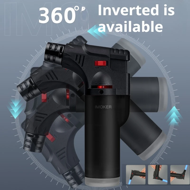 

2pcs Special Igniter for Moxa Stick Windproof Lighter Inflatable Long Handle Welding Torch Cigarette Accessory