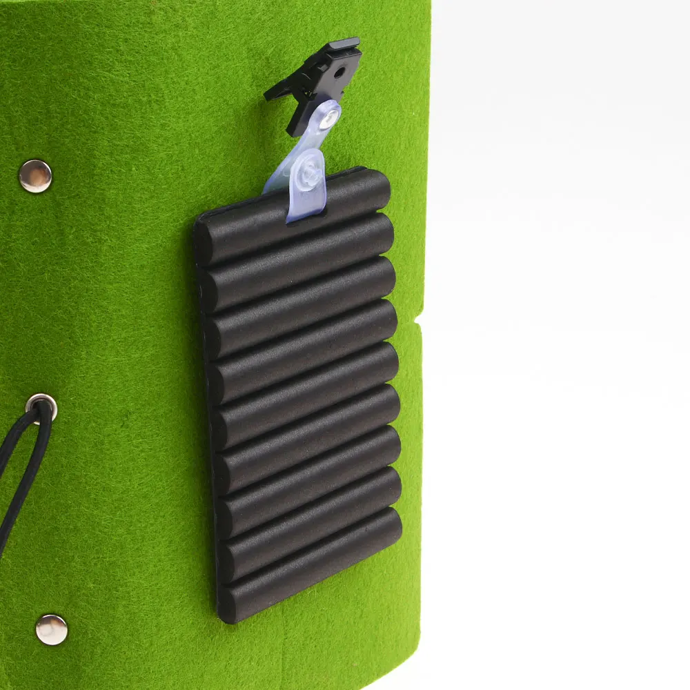 Bimoo 1/2PCS Fishing Fly Rippled Foam Patch For Vest with Cilp Dry Nymph Fly Holder Tool Potable Fly Fishing Accessories Tackle view 6