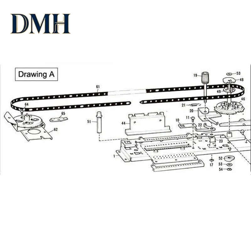 DMH-New Timing Belt Spare part for Brother Knitting Machine KH830 KH860 KH864 KH868 881 KH890 Tool accessories