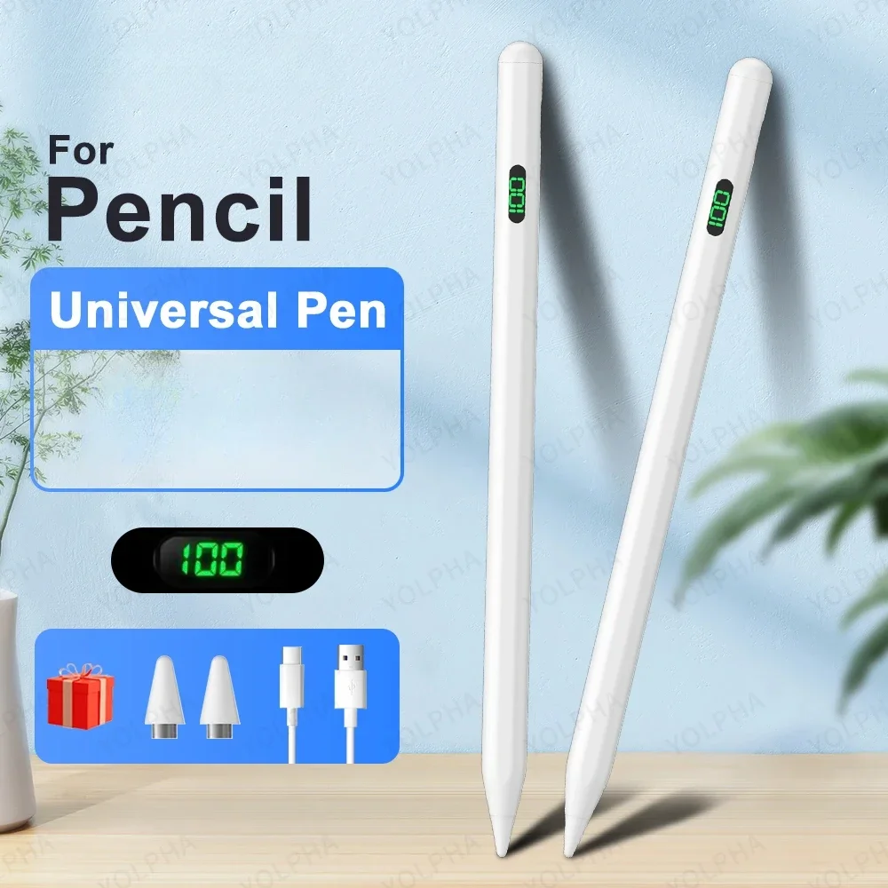 

Universal Stylus Pen for iPad2018-2024 &Mobile Phone Touch Screen Pen for Android Xiaomi HUAWEI IOS Samsung Magnetic Digital Pen