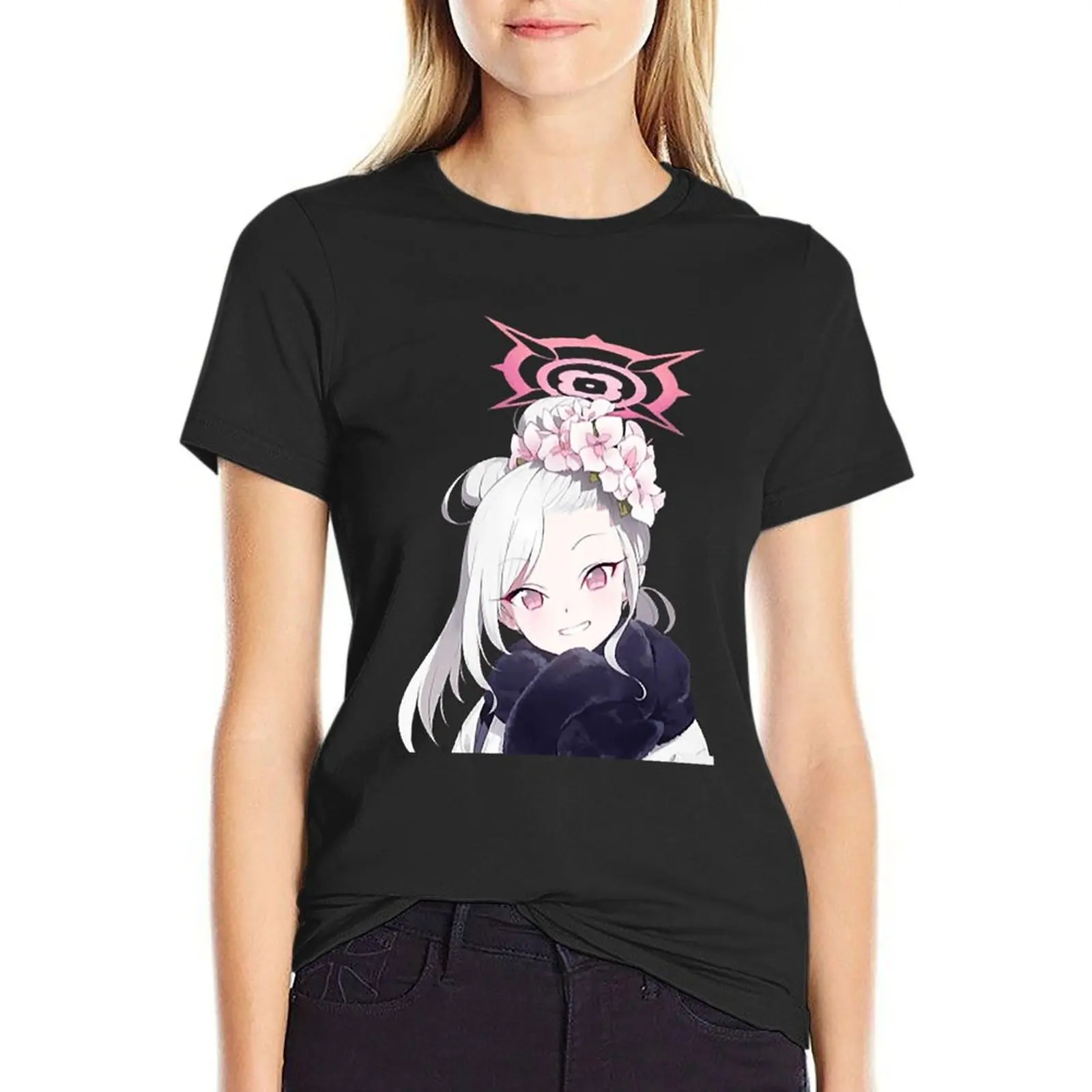 

Mutsuki New Year T-Shirt blacks oversized Woman fashion