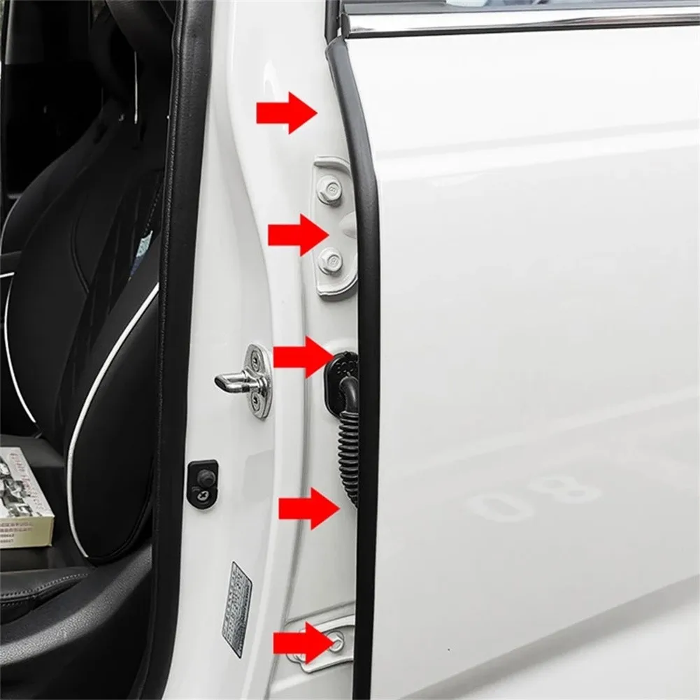 Car Door Rubber Seal Strip B-pillar Type Sealing Adhesive Stickers Noise Insulation Weatherstrip Auto Interior Accessories