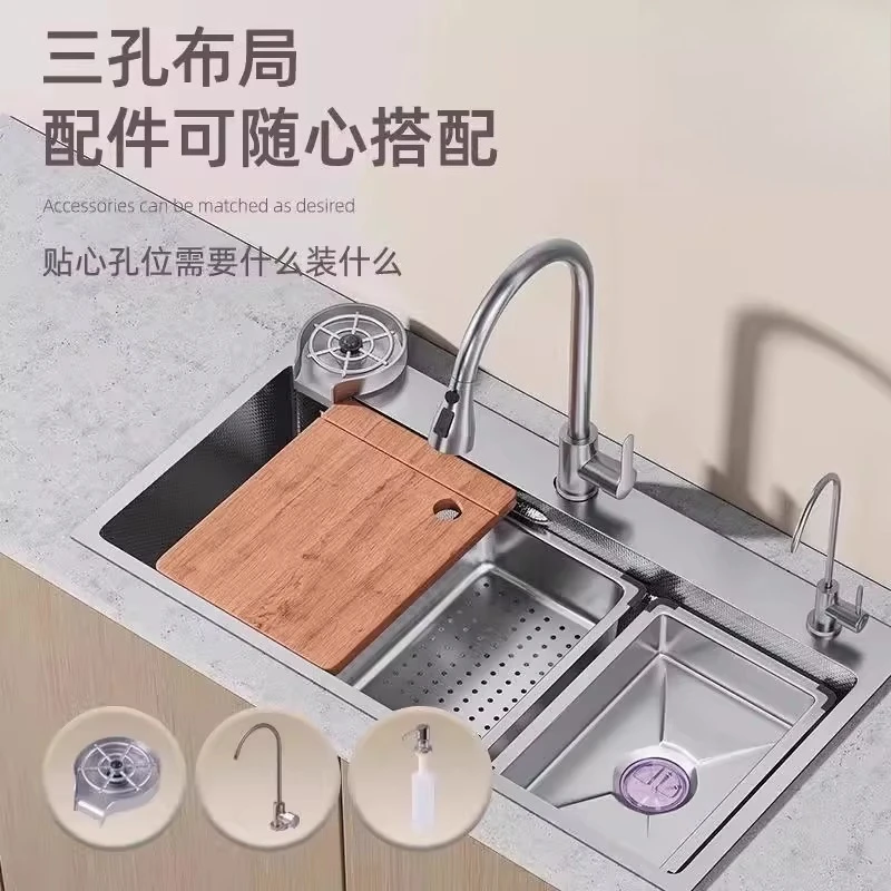 Stainless steel vegetable basin room sink under the counter basin