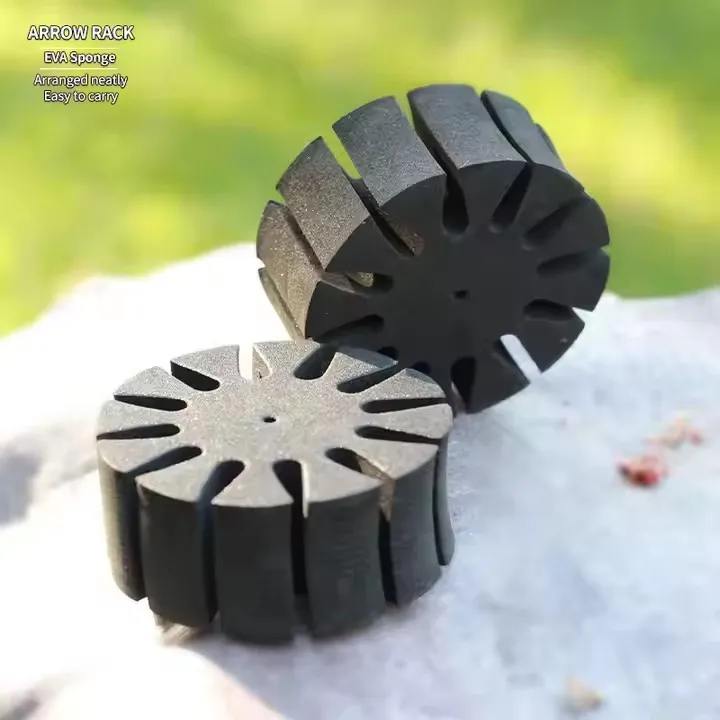 2pcs 양궁 화살표 홀더 12 화살표 분리기 용 EVA 폼 라운드 랙 Quiver-Protect Spliter Shelf Tool Bow Arrow-Accessorie