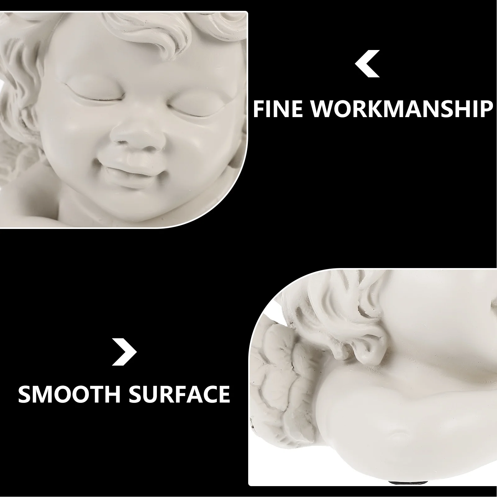 

1Pcs Desktop Speaker Stand Resin Durable Angel Speaker Holder Multifunctional Plant Pot System Compatible with Echo Dot