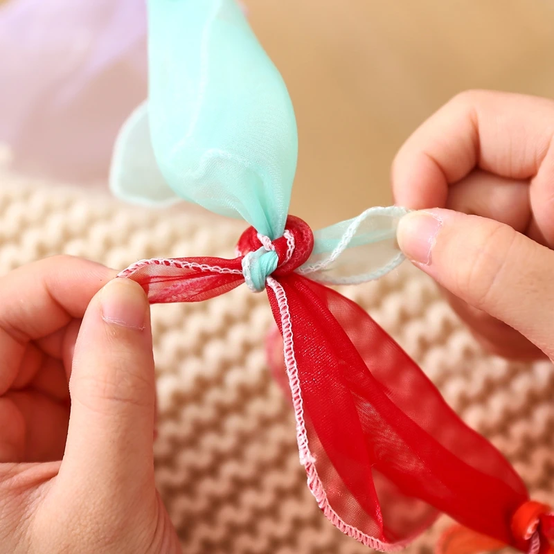 Baby Montessori Spielzeug Baumwolle Magische Taschentuchbox Fingerübungs-Beschäftigungsspiel Pädagogisches Spielzeug Weiche Rassel Spielstoffbuch Geschenk – Detail 3