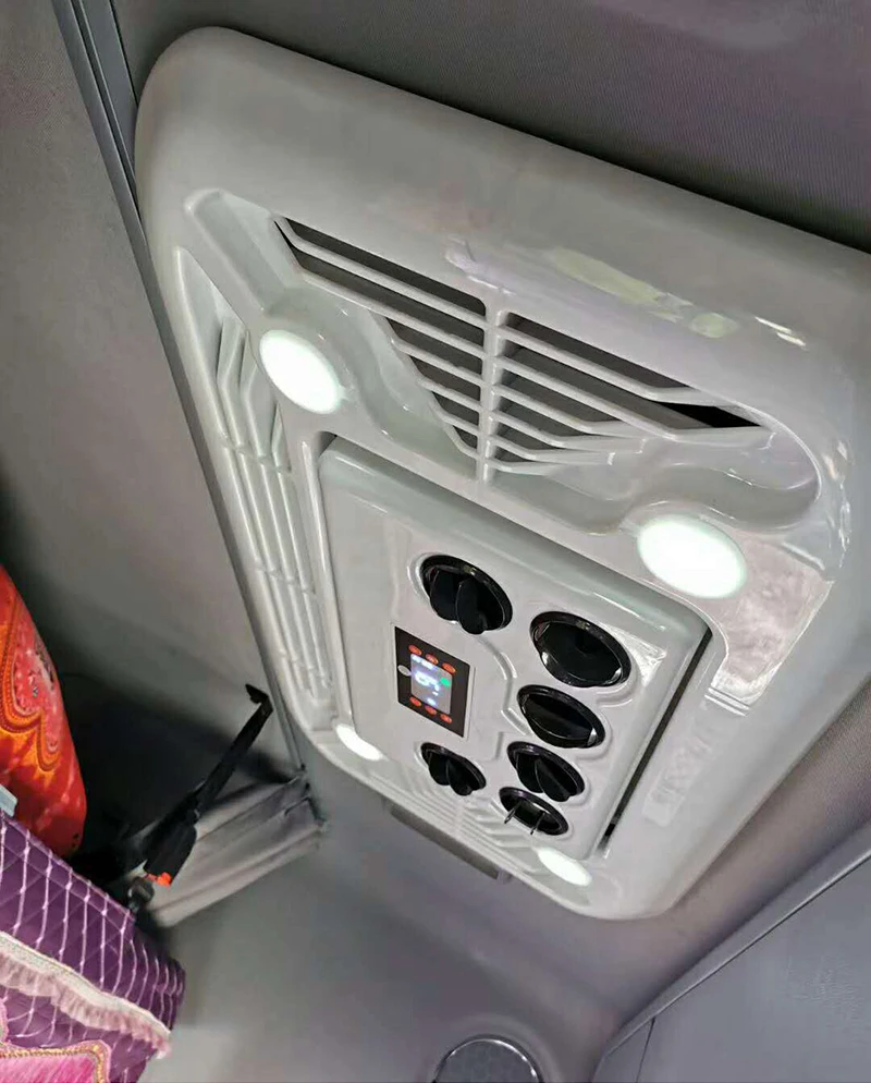 Treeligo Ultra-thin Car RV Rooftop Air Conditioner 12V 24V Electric Ceiling Overhead Air Conditioning For Motorhome Camper Van